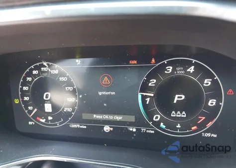 2022 Jaguar F-Pace Svr P550 Awd Automatic z USA, uszkodzony, nr VIN SADCZ2EE0NA702862